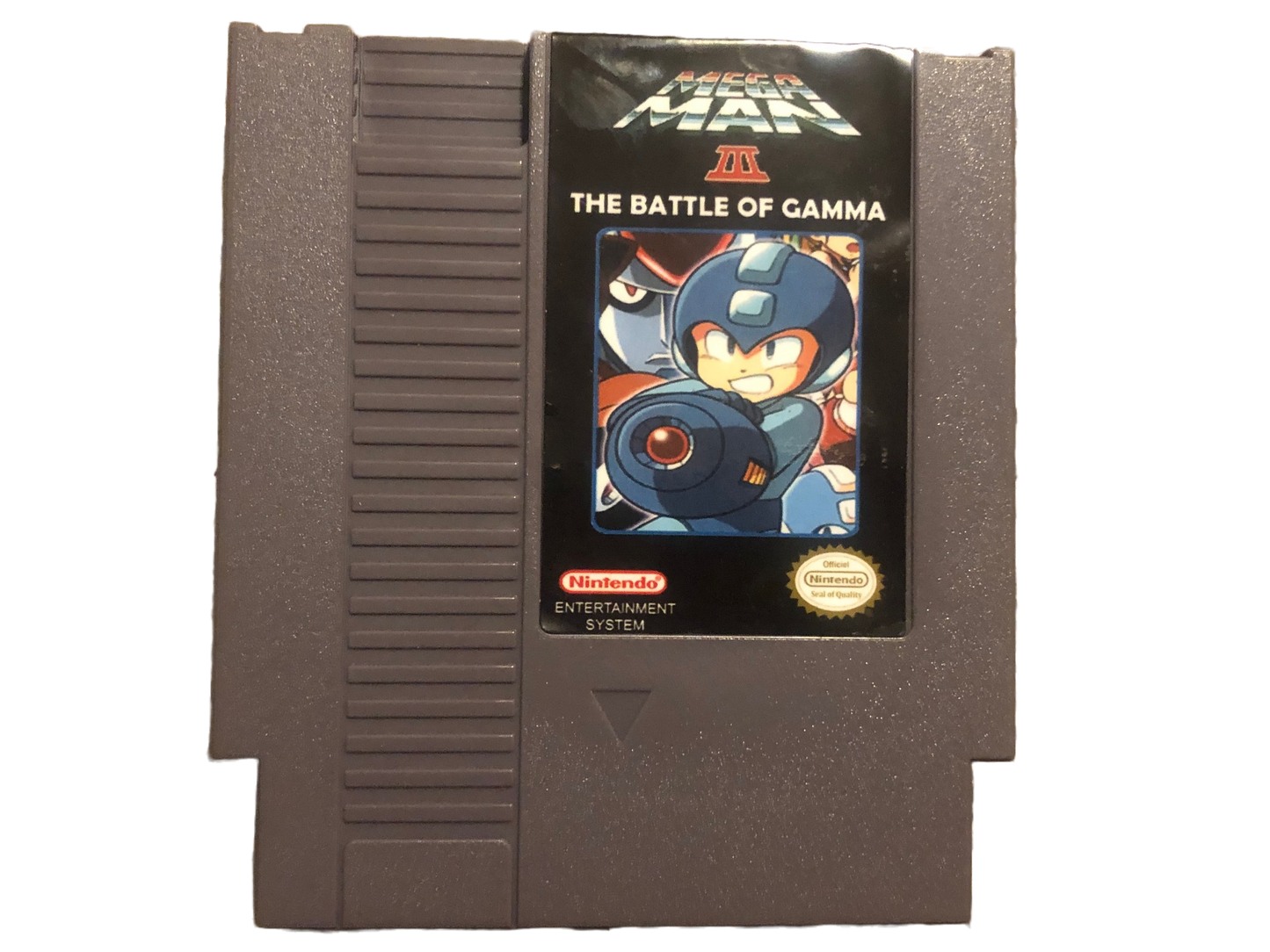 Mega Man III 3 The Battle of Gamma Nintendo NES Video Game