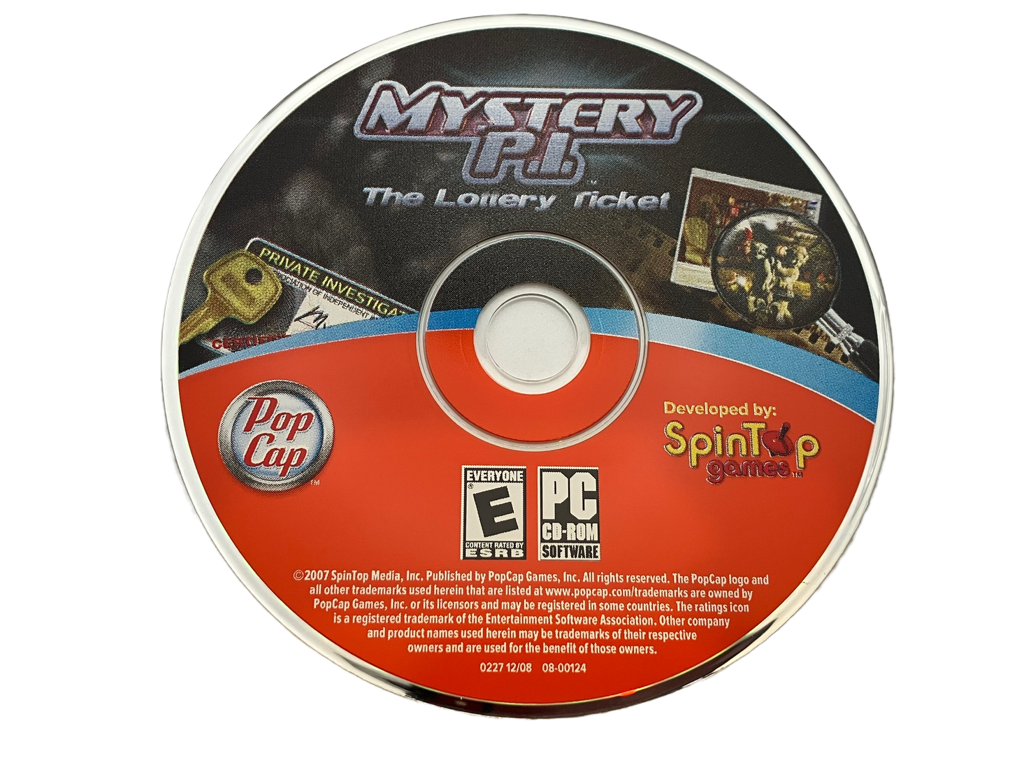 Mystery P.I. The Lottery Ticket PC CD Rom Game Disc Only.