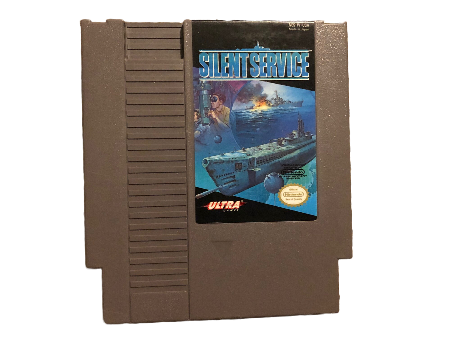 Silent Service Nintendo NES Video Game