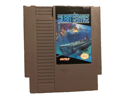 Silent Service Nintendo NES Video Game