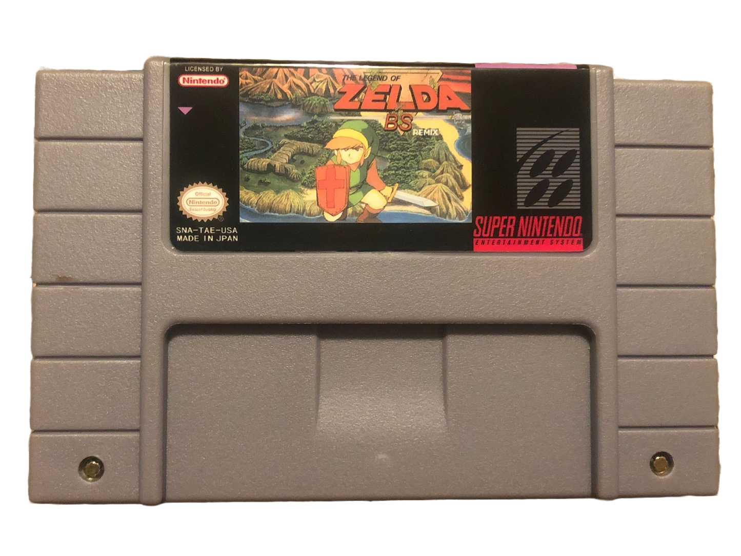 The Legend of Zelda BS Maps Remix Super Nintendo SNES Video Game