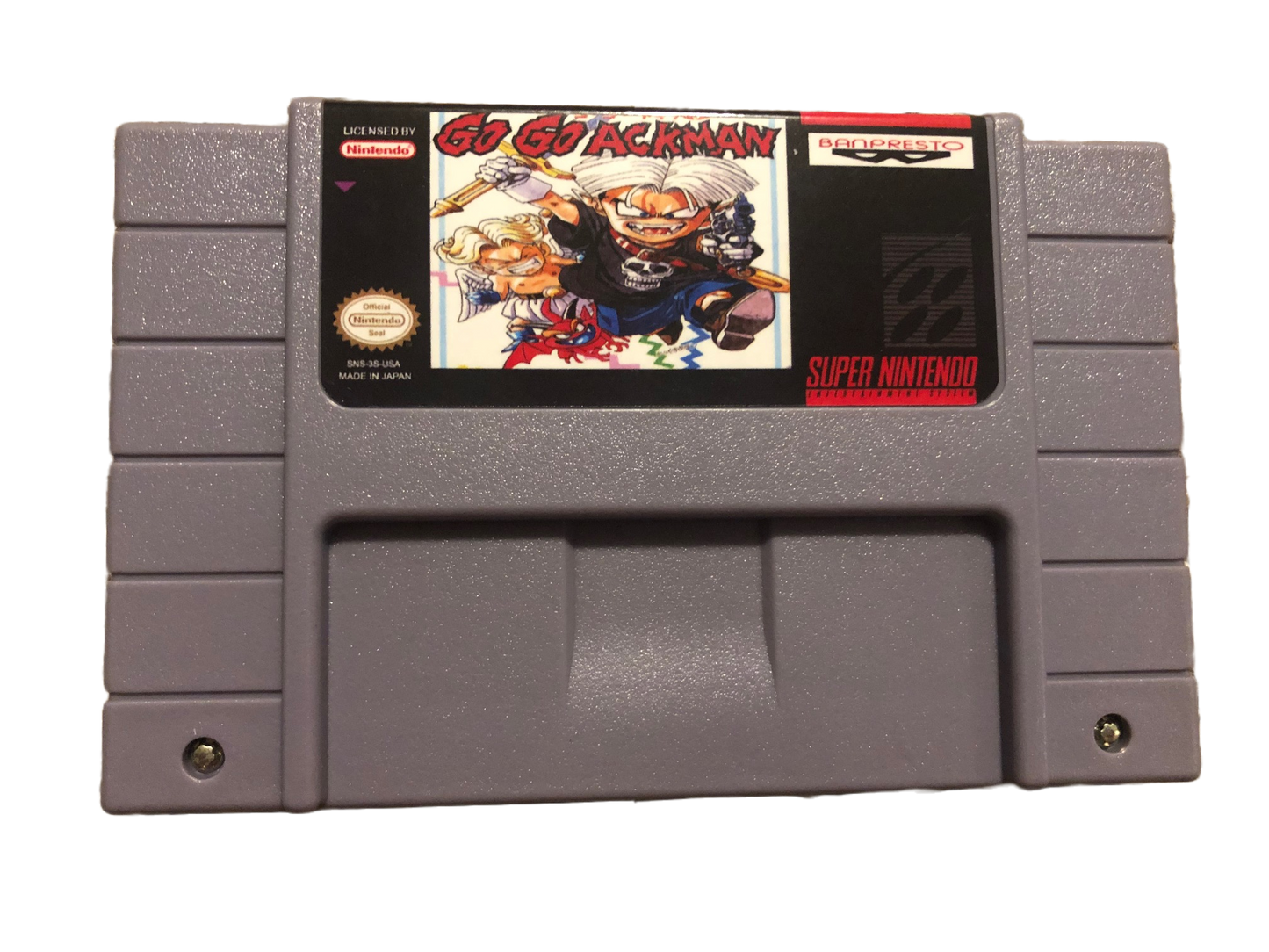 Go! Go! Ackman Super Nintendo SNES Video Game