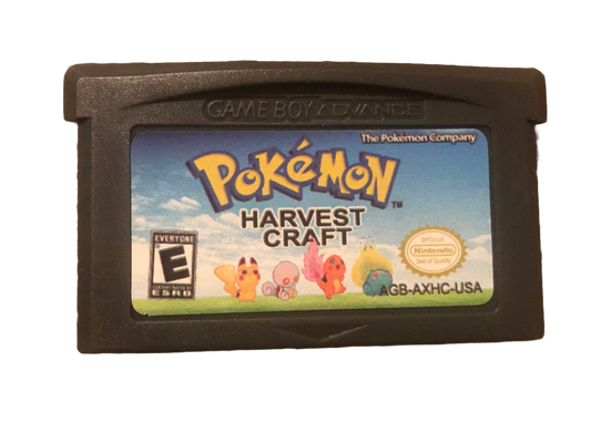 Pokémon Harvest Craft Nintendo Game Boy Advance GBA Video Game