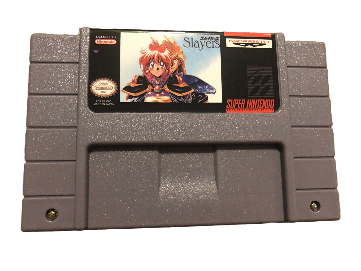 Slayers Super Nintendo SNES Video Game
