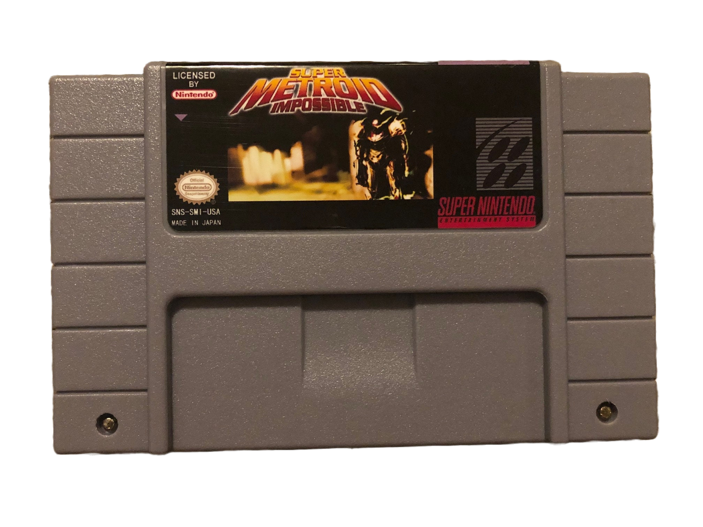 Super Metroid Impossible Super Nintendo SNES Video Game