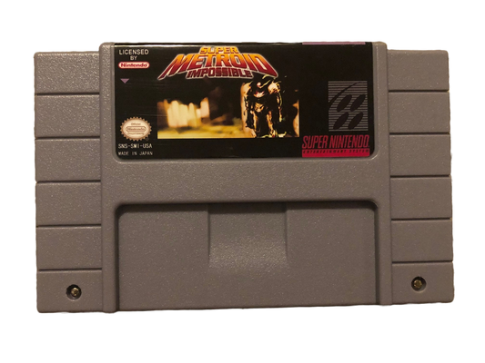 Super Metroid Impossible Super Nintendo SNES Video Game