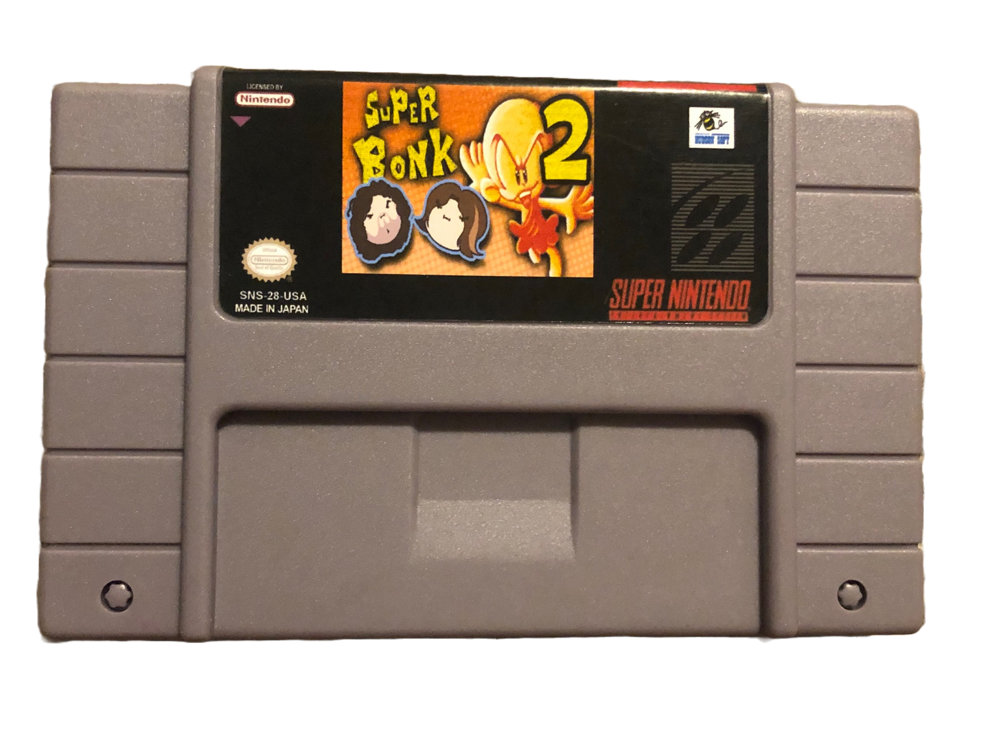 Super Bonk 2 Super Nintendo SNES Video Game