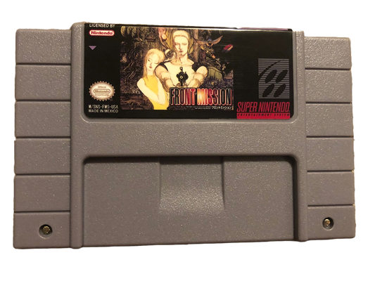 Front Mission Gun Hazard Super Nintendo SNES Video Game