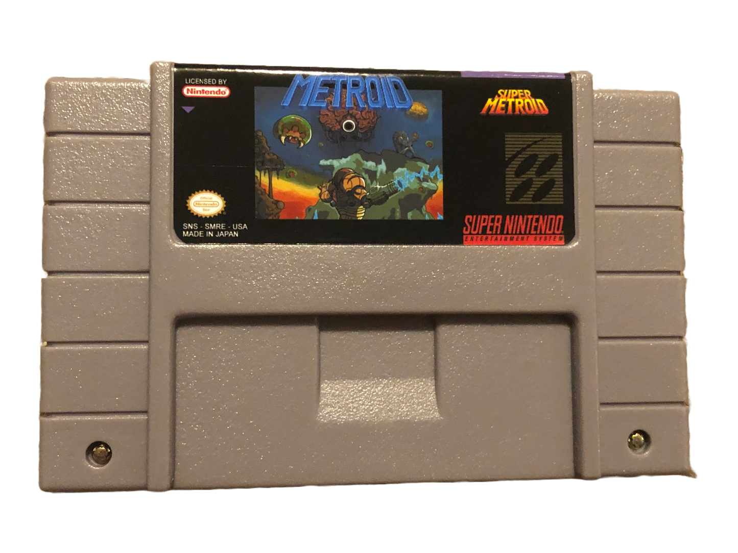 Super Metroid Retroid Super Nintendo SNES Video Game