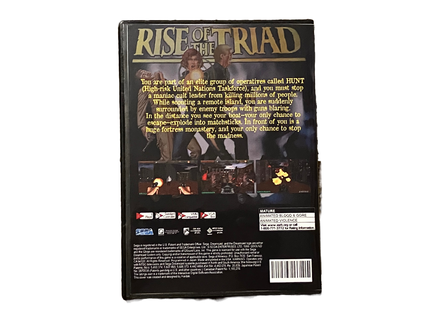 Rise of the Triad Sega Dreamcast Game