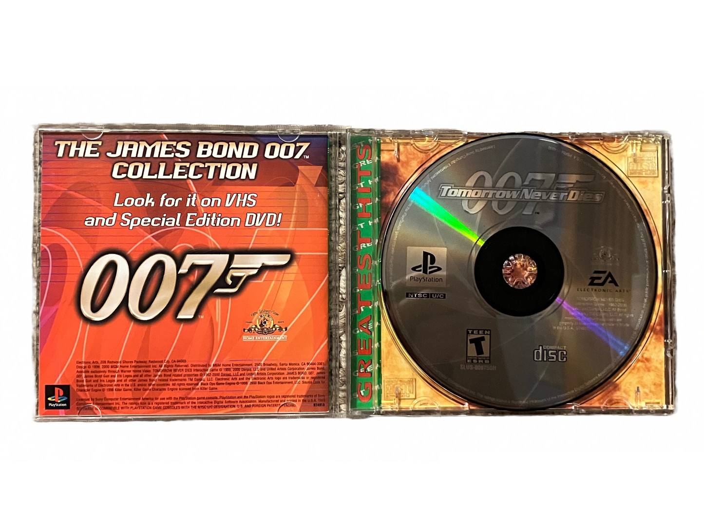 007 Tomorrow Never Dies Sony PlayStation PS1 Complete