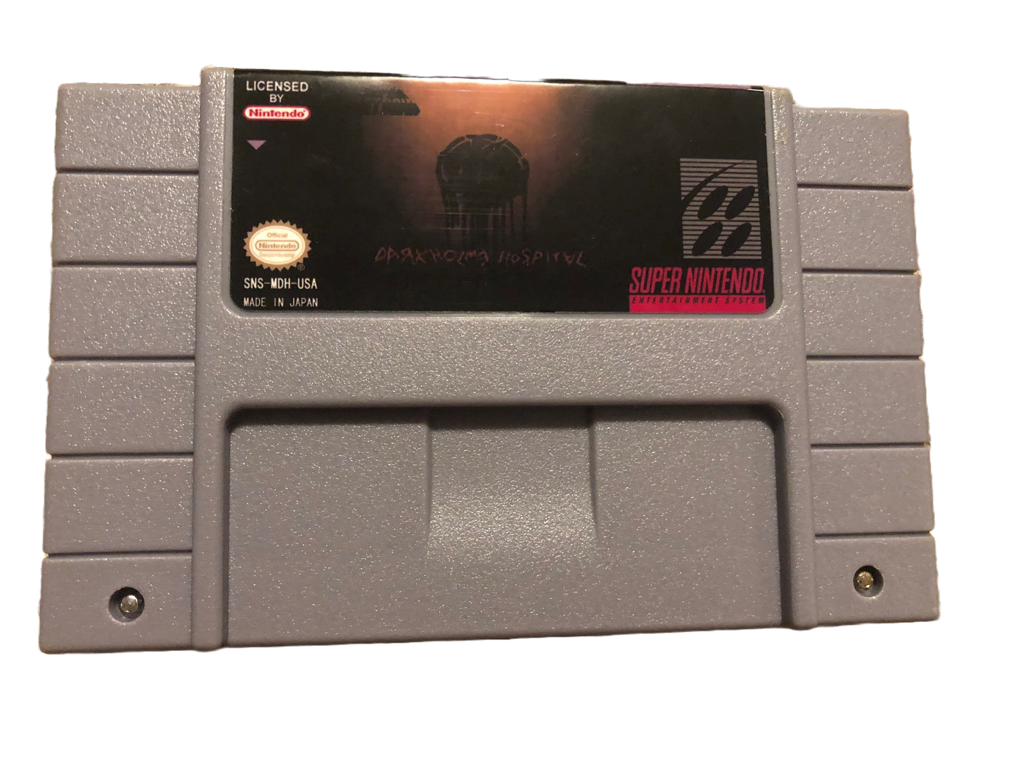 Super Metroid Darkholme Hospital Super Nintendo SNES Video Game