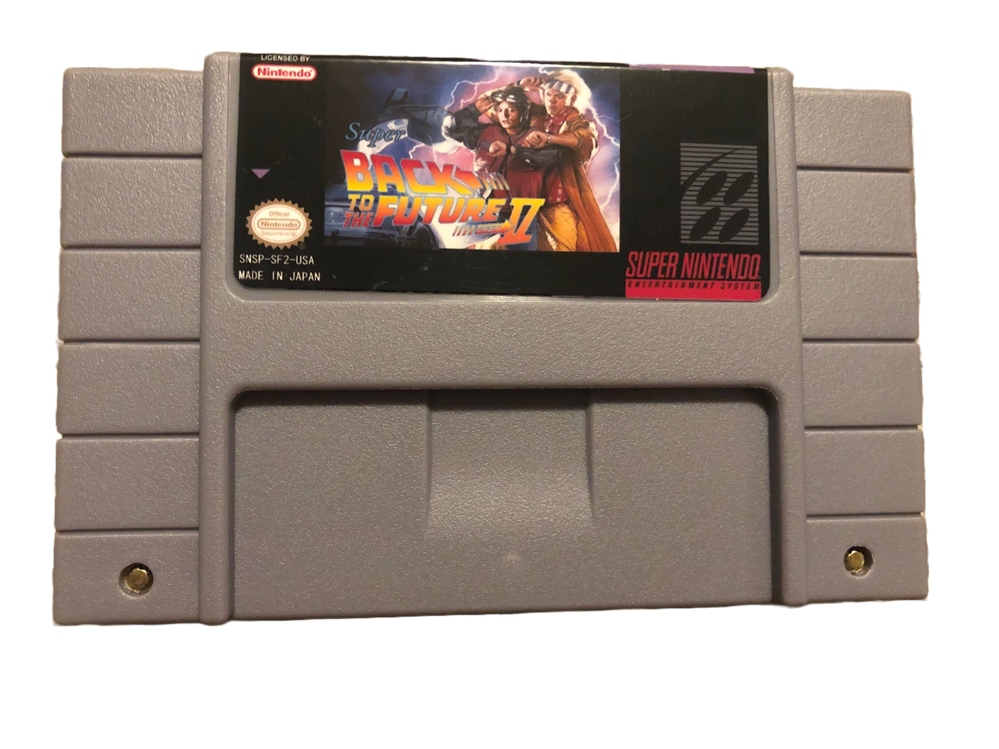 Super Back to the Future II 2 Super Nintendo SNES Video Game