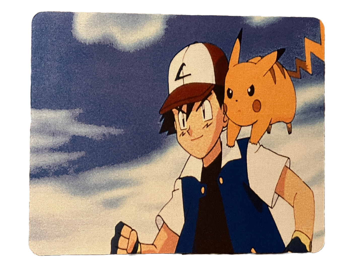 Pokémon Ash & Pikachu Custom Mouse Pad