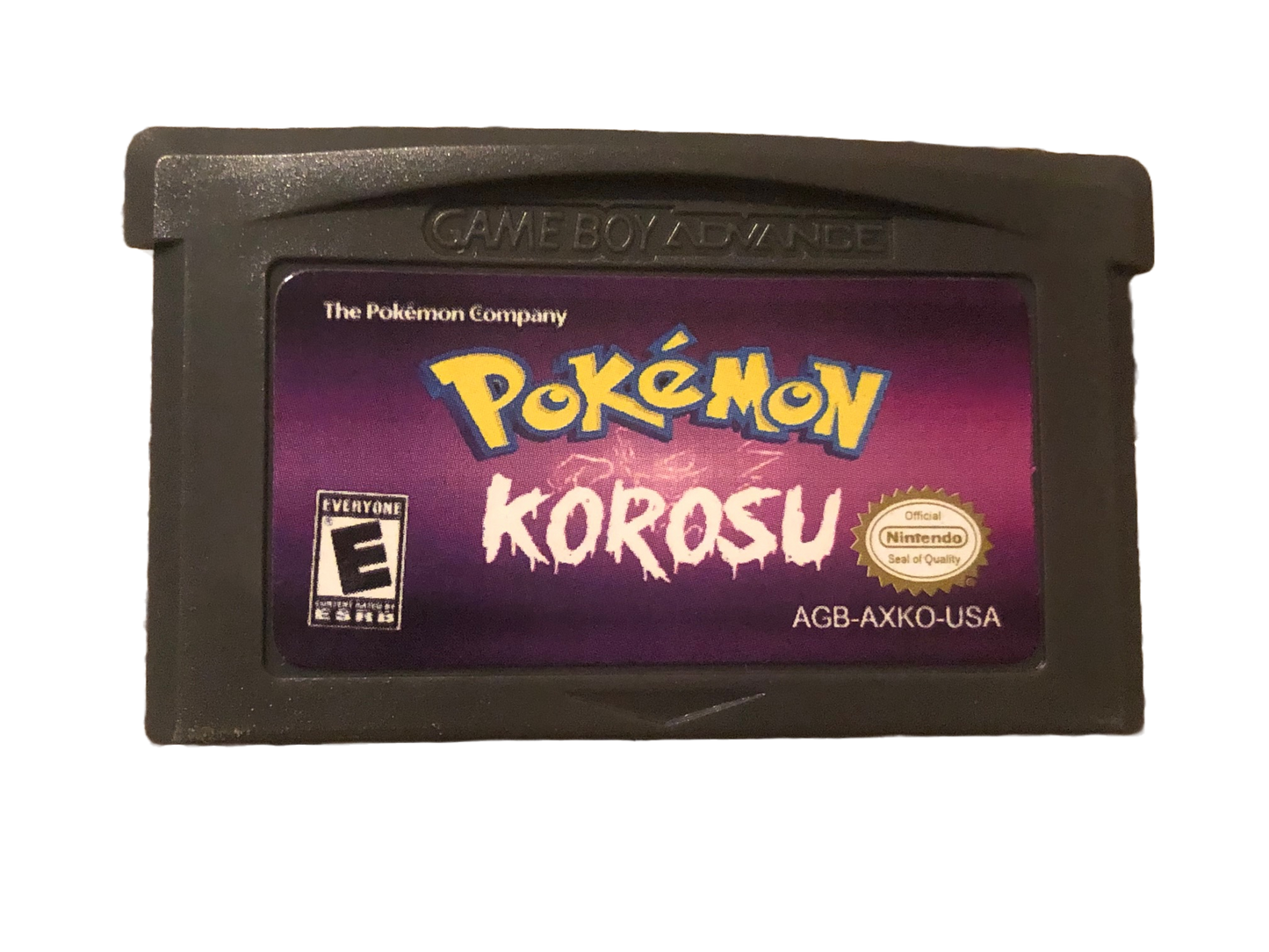 Pokemon Korosu Nintendo Game Boy Advance GBA Video Game