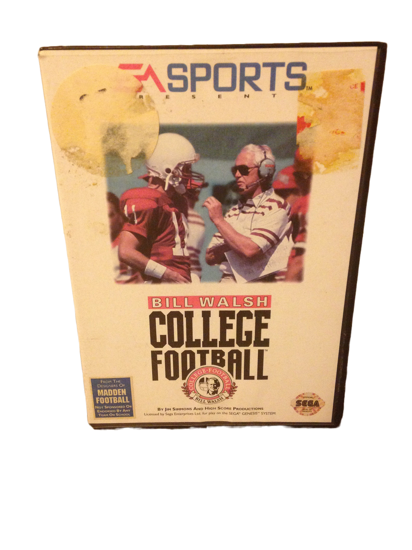 Bill Walsh's College Football Sega Genesis Video Game