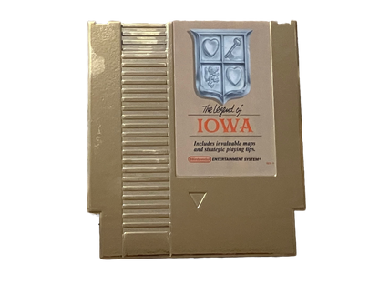 The Legend of Iowa Nintendo NES Video Game