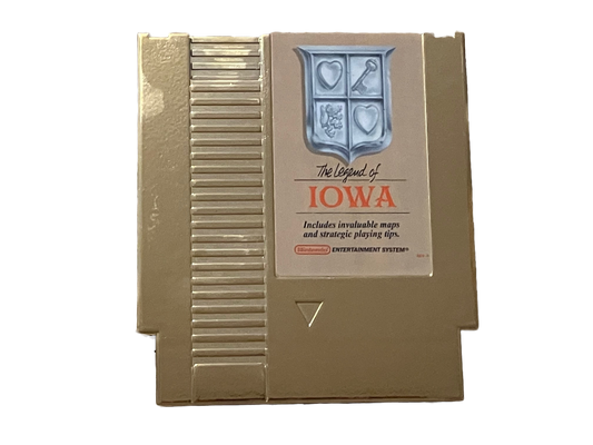 The Legend of Iowa Nintendo NES Video Game