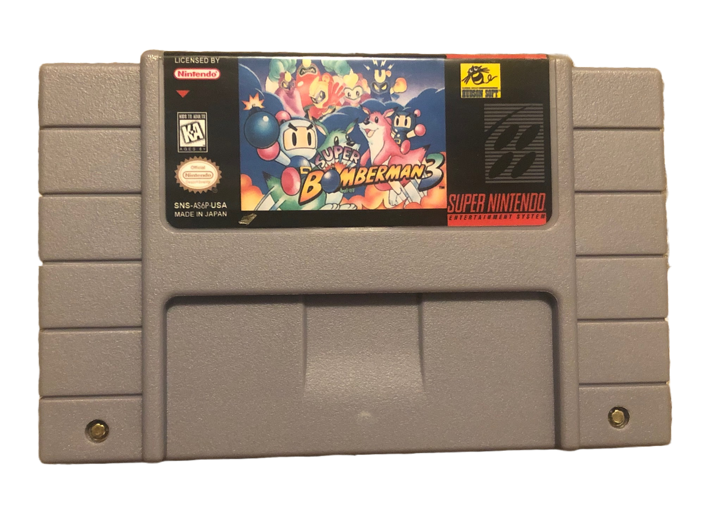 Super Bomberman 3 Super Nintendo SNES Video Game