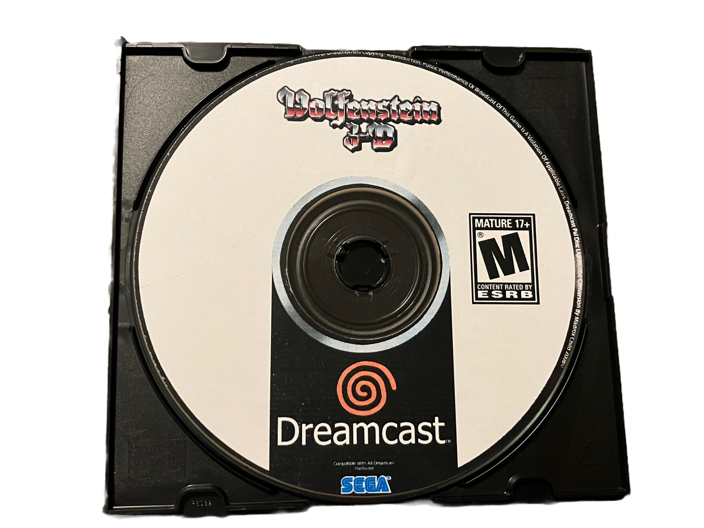 Wolfenstein 3D Sega Dreamcast Game