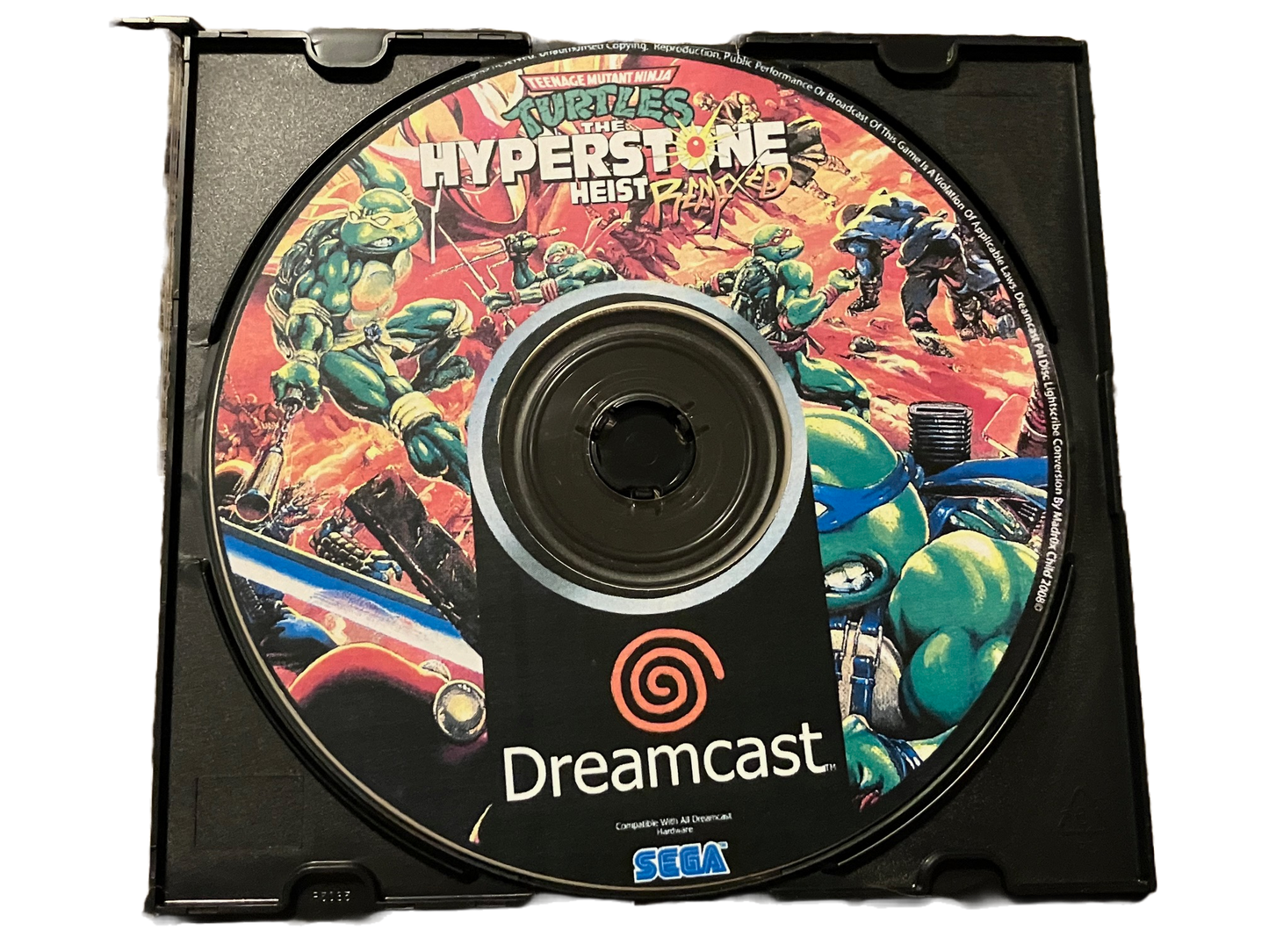 Teenage Mutant Ninja Turtles Hyperstone Heist Remix Sega Dreamcast Game