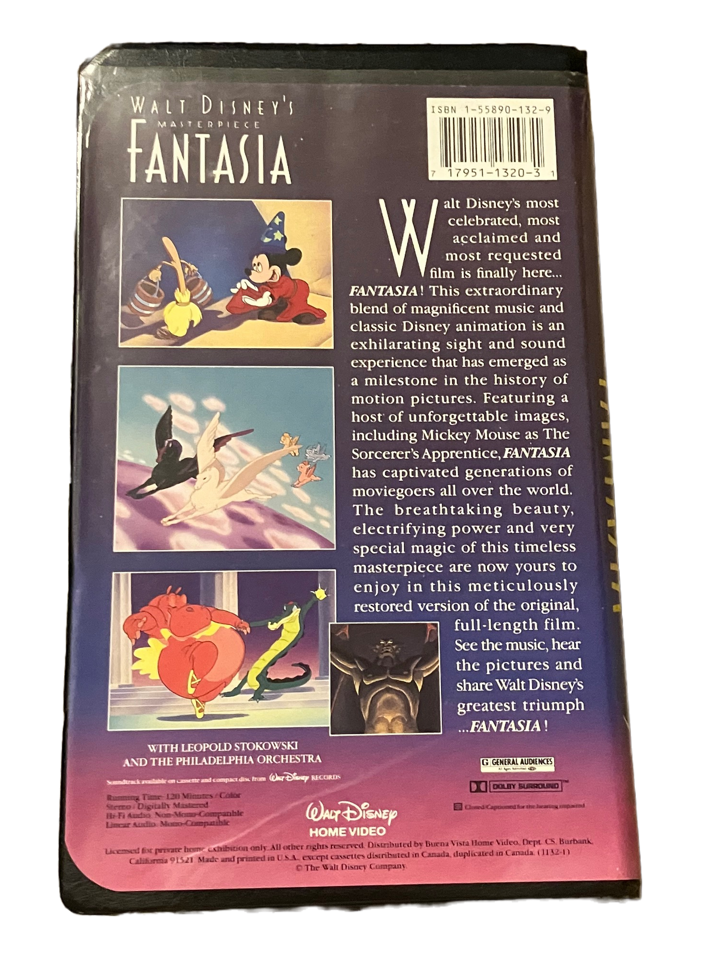 Fantasia Used VHS Movie