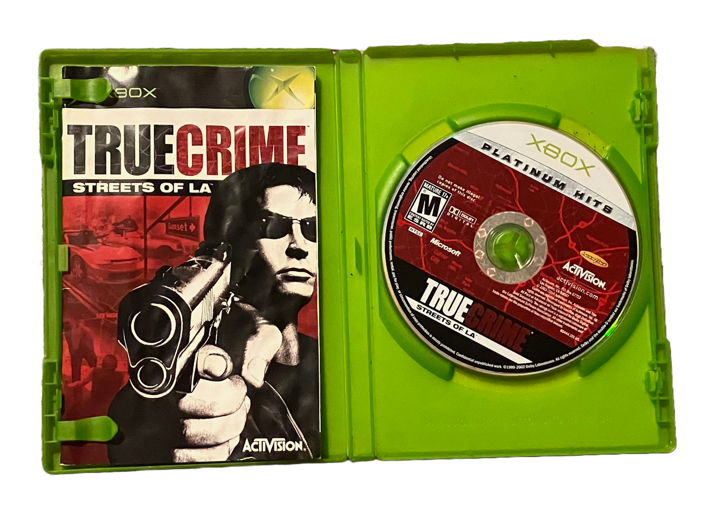 True Crime Streets of L.A. Original Xbox Complete