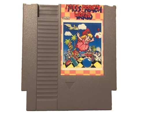 Miss Peach World Nintendo NES Video Game