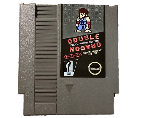 Double Dragon Chuck Norris Edition Nintendo NES 8 Bit Video Game