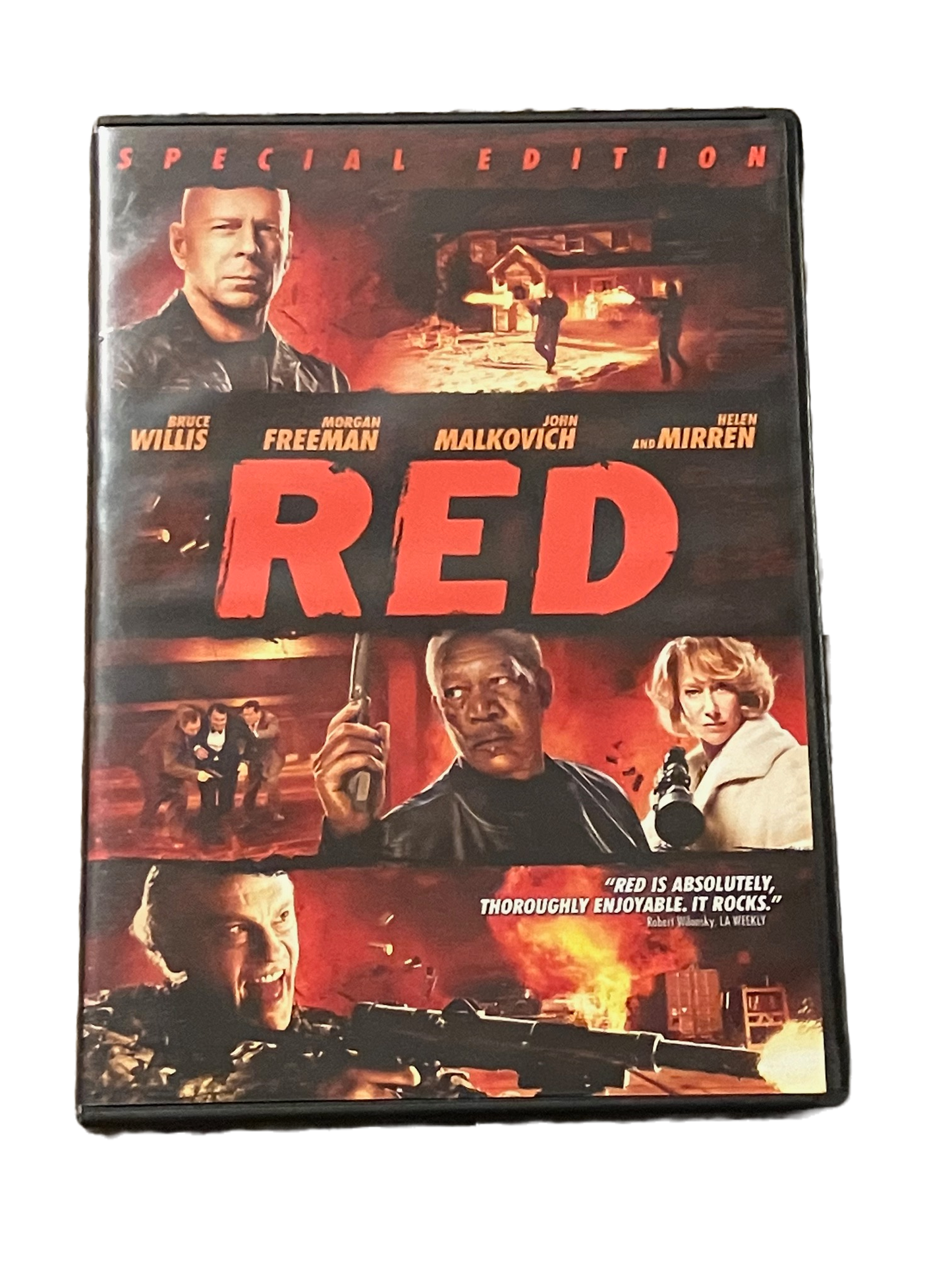 Red Used DVD Movie. Bruce Willis