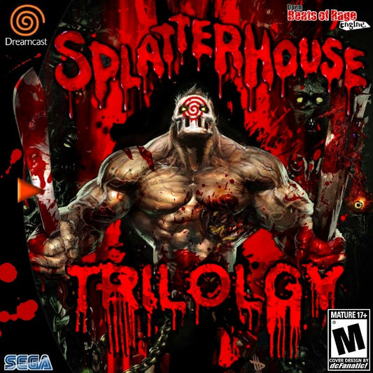 Splatterhouse Trilogy Sega Dreamcast Game