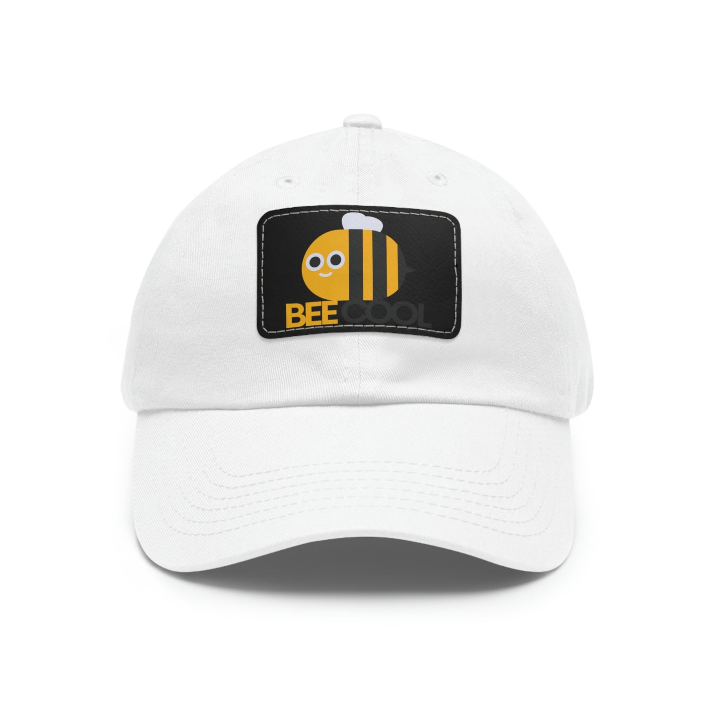 Bee Cool Dad Hat with Leather Patch