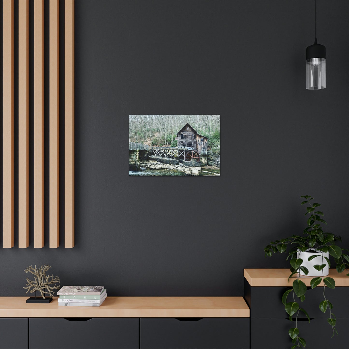 Grist Mill Scenic Canvas Gallery Wraps