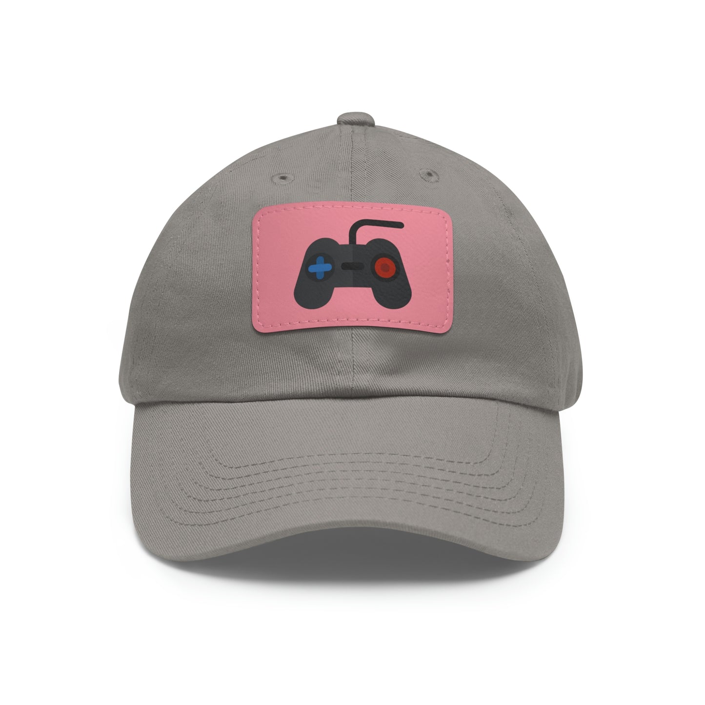 Retro Game Controller Dad Hat with Leather Patch