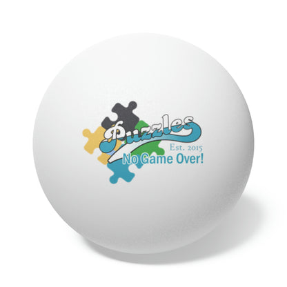 Puzzles LTD Ping Pong Balls, 6 pcs