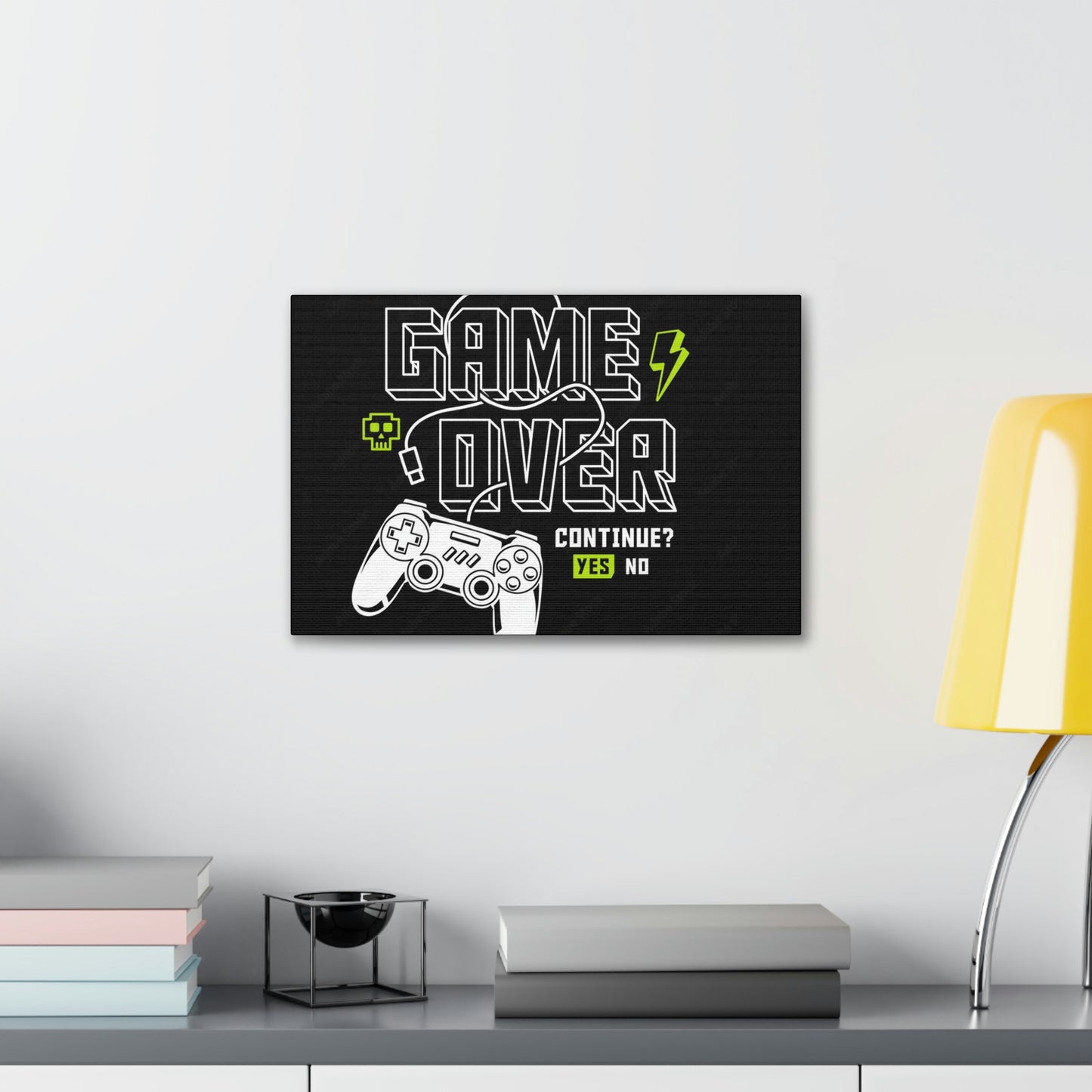 Game Over Canvas Gallery Wraps