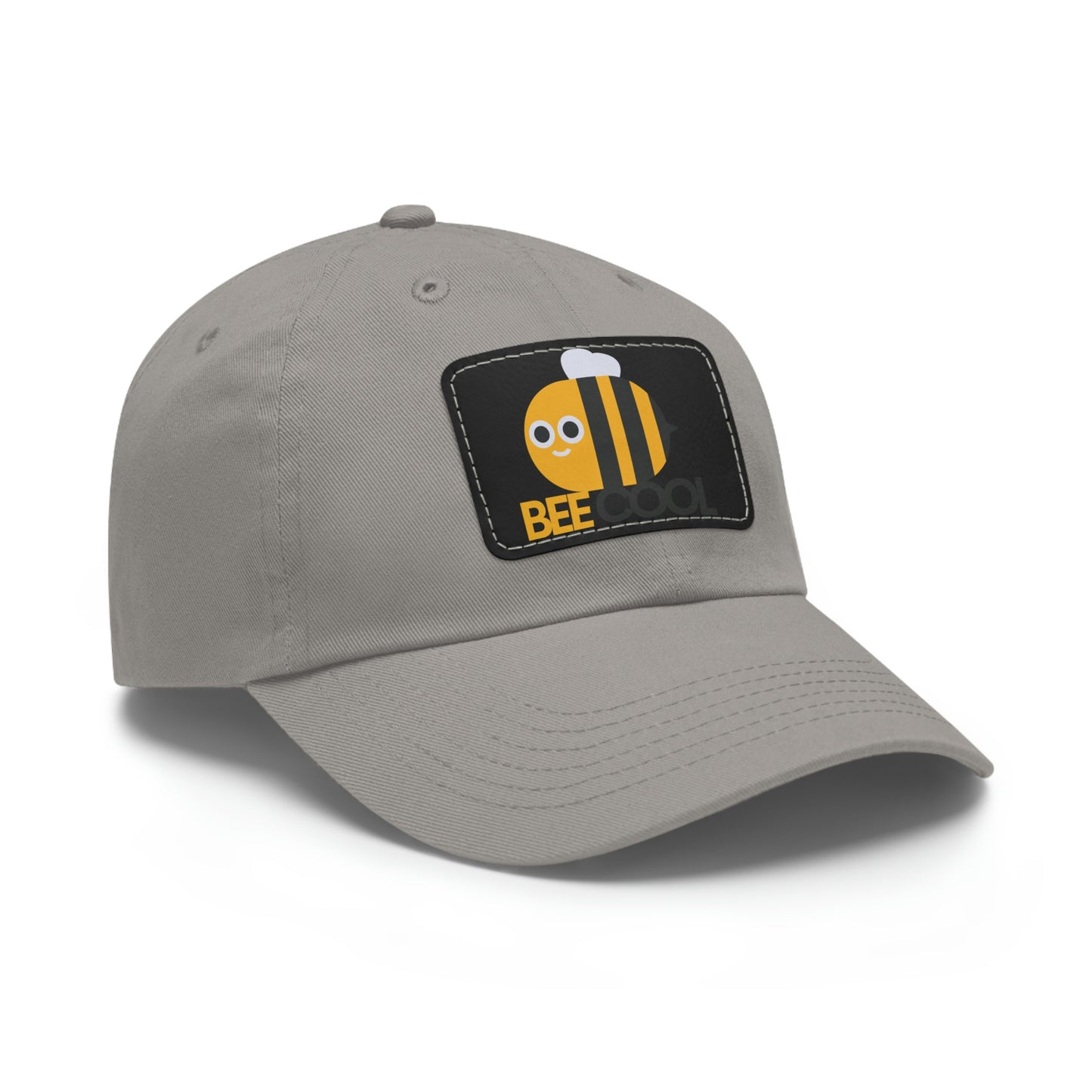 Bee Cool Dad Hat with Leather Patch