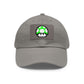 Mushroom 1 UP 8 Bit Style Dad Hat with Leather Patch