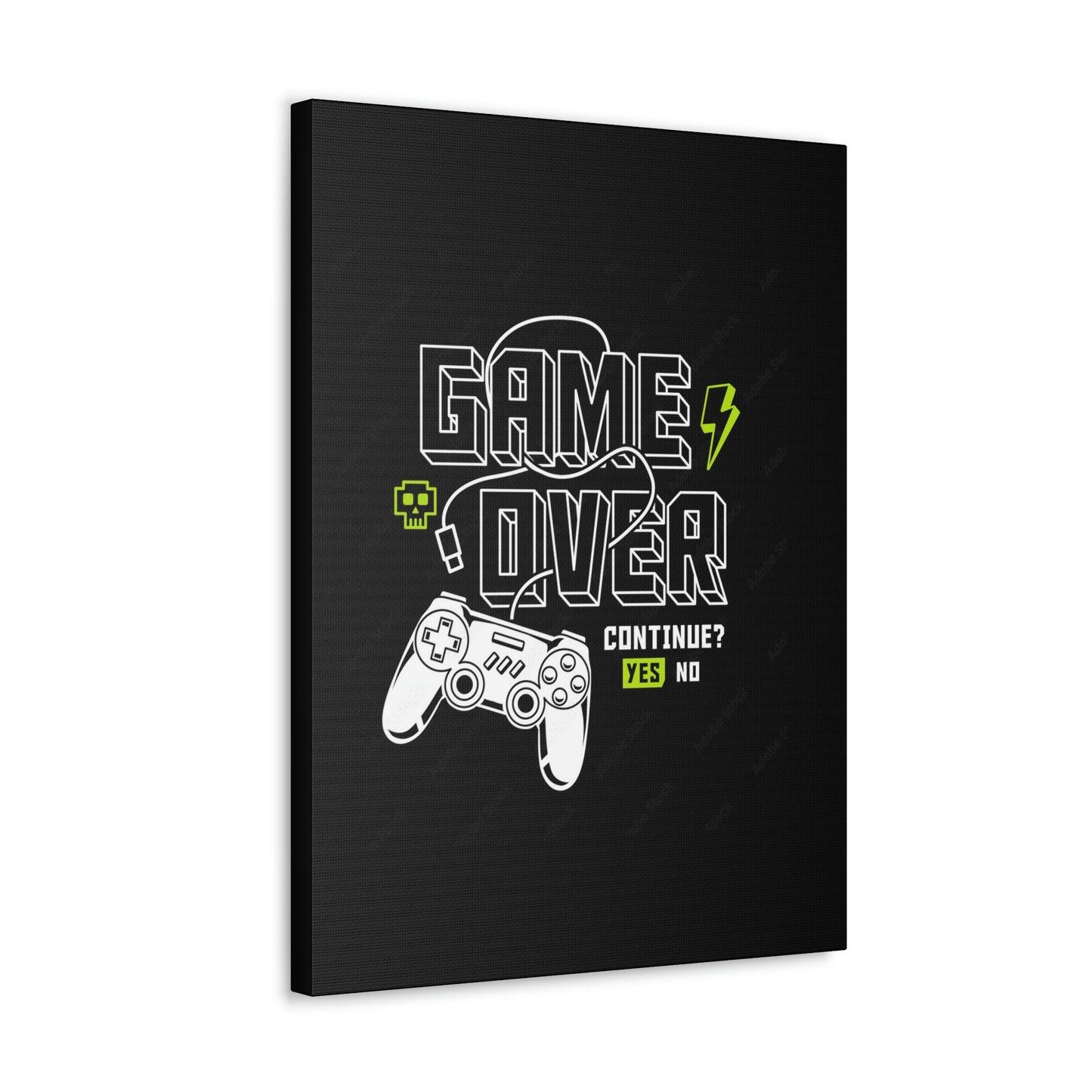 Game Over Canvas Gallery Wraps