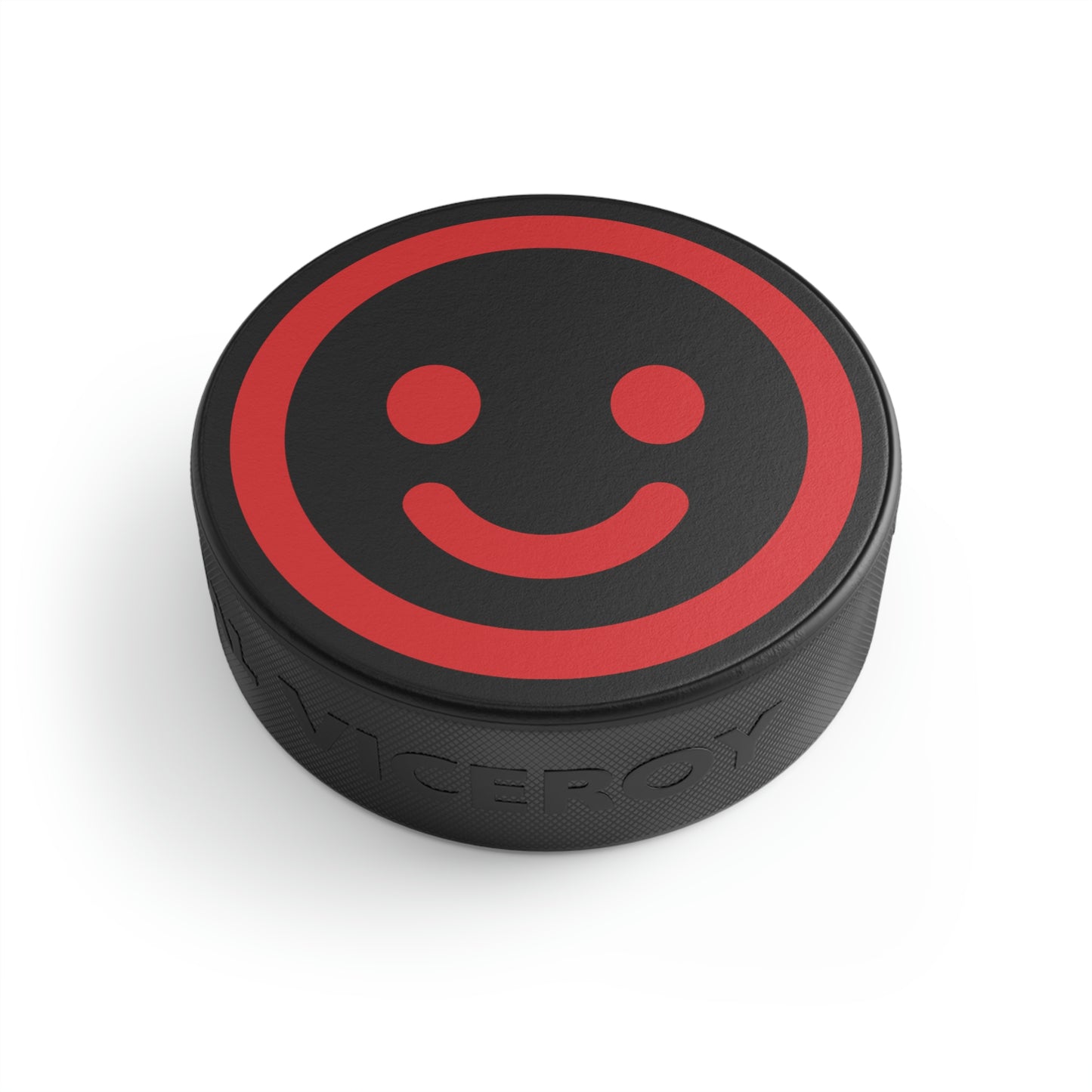 Smiley Face Hockey Puck