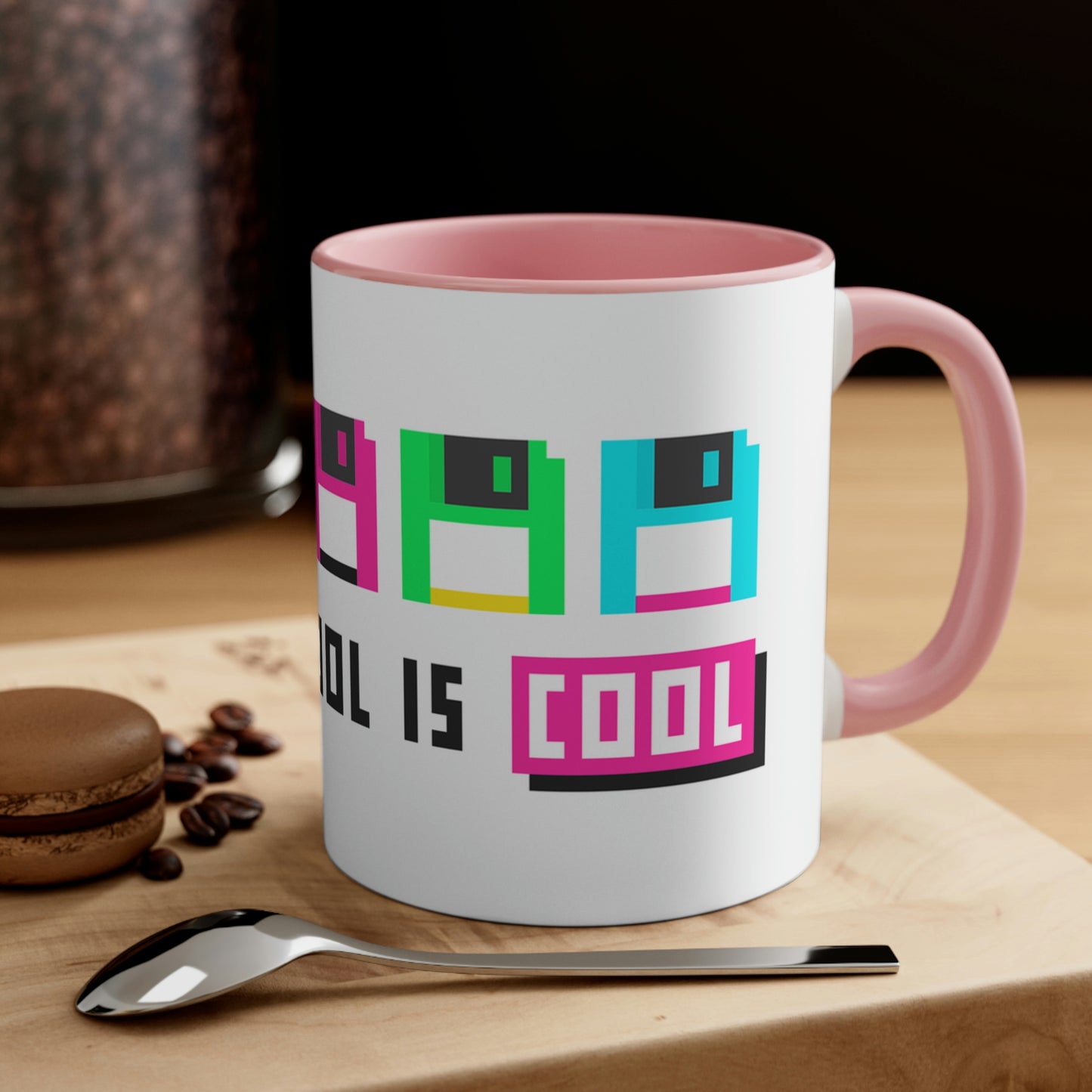 Old School is Cool Accent Coffee Mug, 11oz