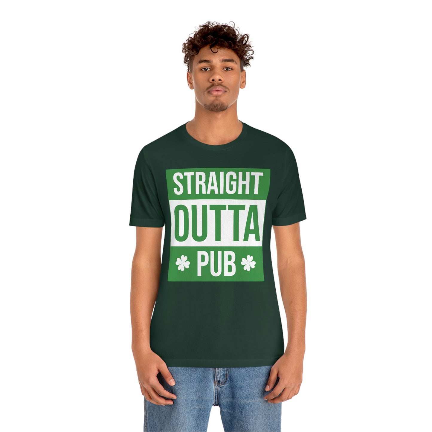 Straight Outta Pub Unisex Jersey Short Sleeve Tee