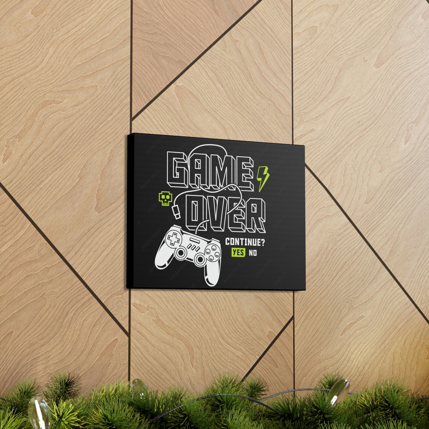 Game Over Canvas Gallery Wraps