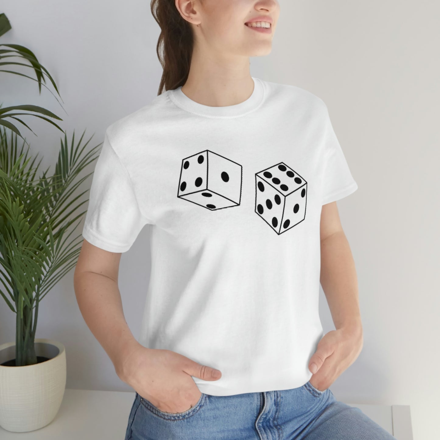 Dice Roll Unisex Jersey Short Sleeve Tee