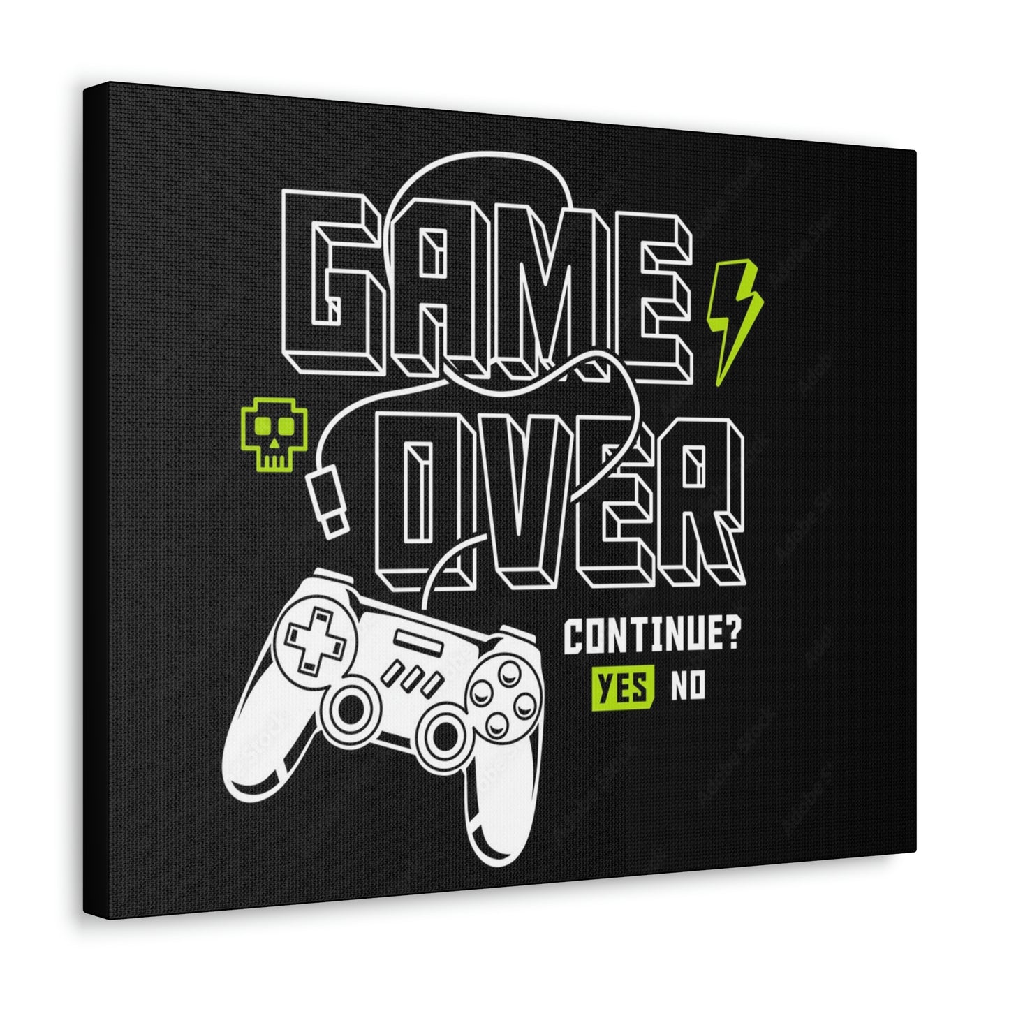 Game Over Canvas Gallery Wraps