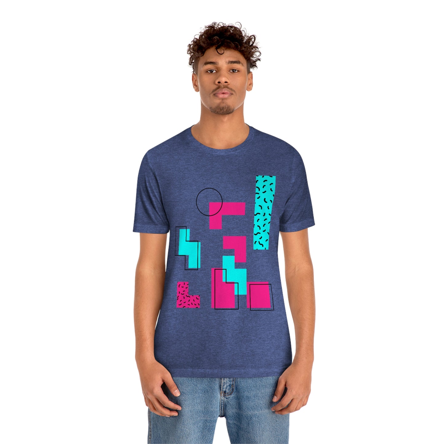 Tetris Retro Style Unisex Jersey Short Sleeve Tee