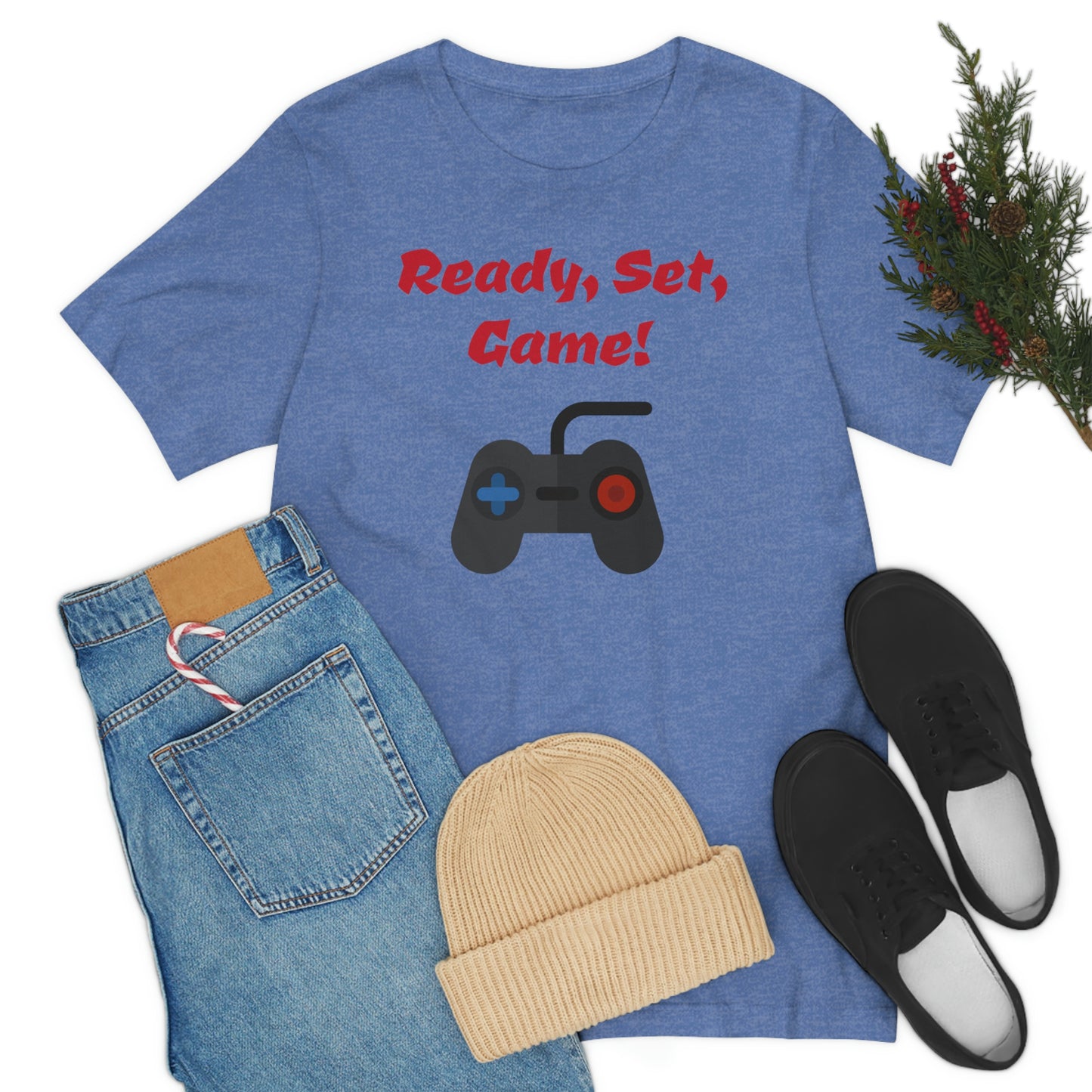 Ready, Set, Game! Unisex Jersey Short Sleeve Tee