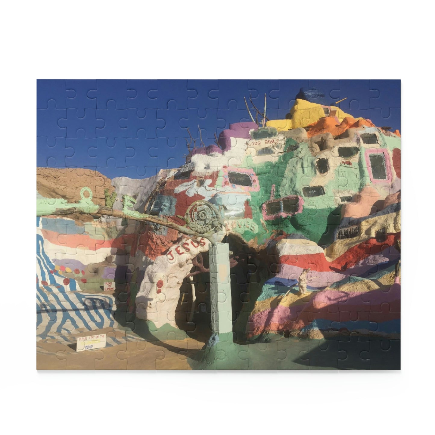 Salvation Mountain Slab City Scenic Puzzle (120, 252, 500-Piece)