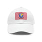 Dad Level Unlocked Dad Hat with Leather Patch
