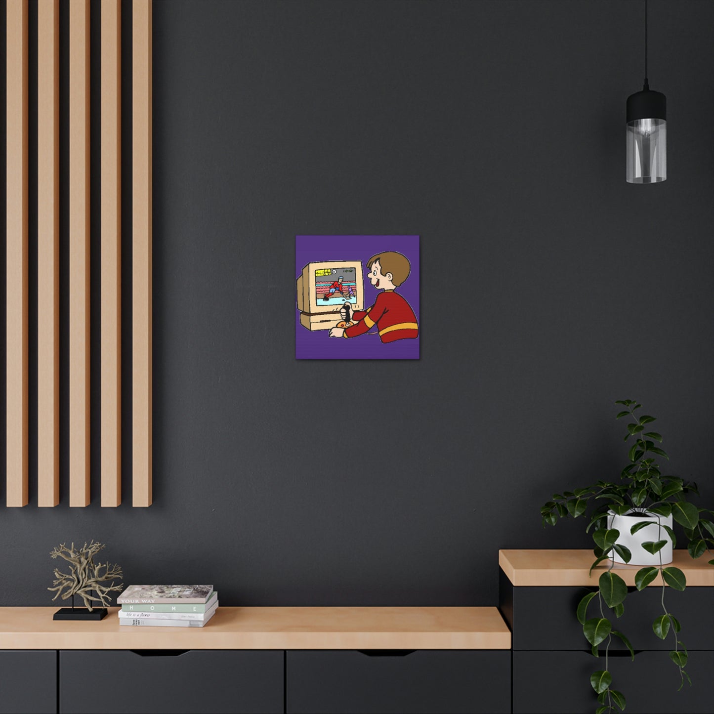 Old School Gamer Canvas Gallery Wraps